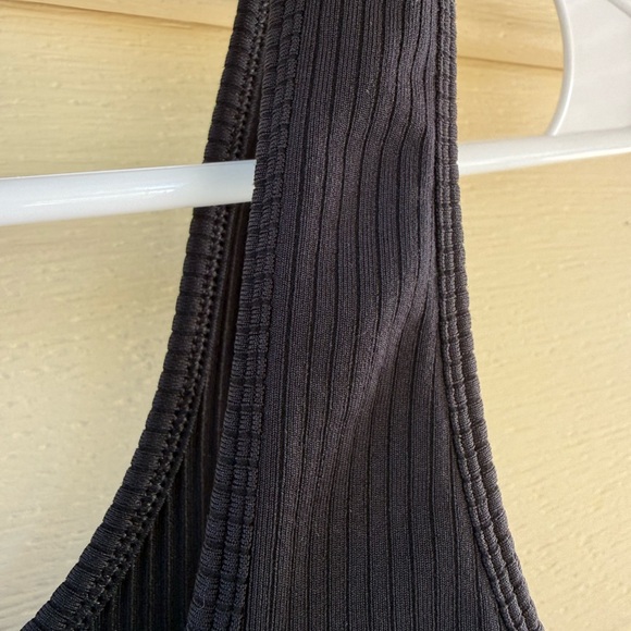 Athleta Black Ribbed Tank Top - Picture 2 of 3